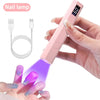 Convenient Handheld Nail Dryer Lamp UV/LED Nail Curing All Gel Polish Nail Art Tool Rechargeabl Nail Lamp